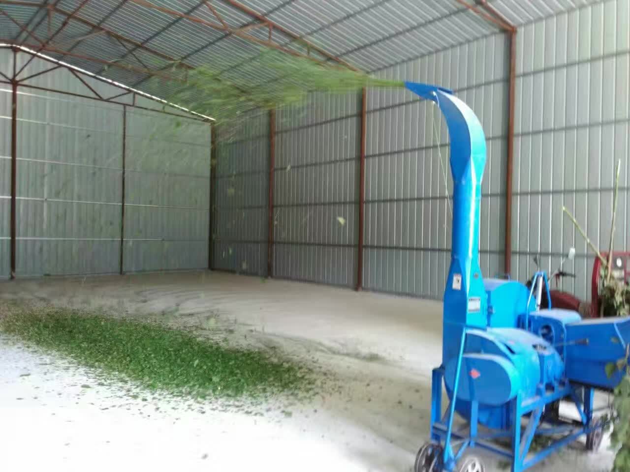 2022新款6.5噸拖拉機鍘草機 鍘草揉搓機視頻？